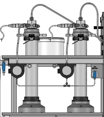 high pressure double injection pump