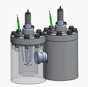 Bio-Electrochemical reactor system with ion-exchange membrane