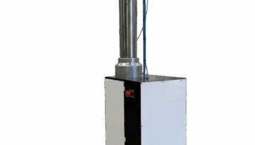 Custom-designed 15 bar volumetric pump for 98% sulfuric acid by Irian Mecatronics.