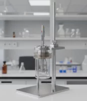 3D model of the 100 bar CSTR reactor designed for bioprocess research.