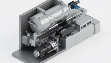 IRIAN MECATRONICS 300 bar precision pump module for microgravity research.
