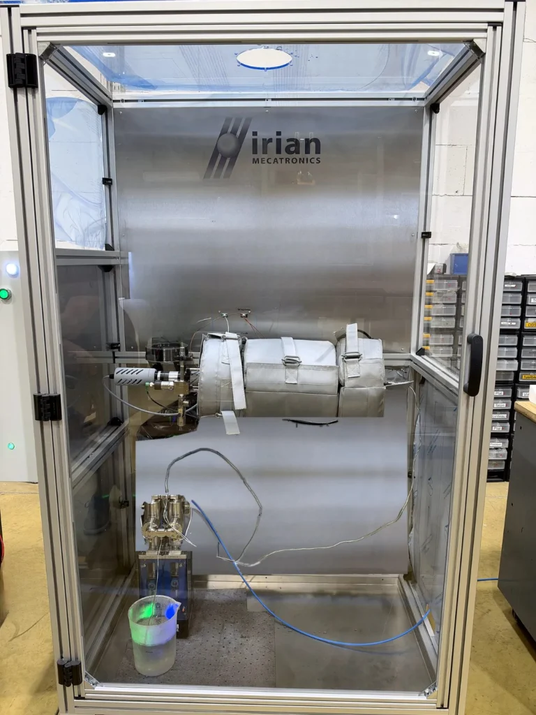 2 L high-pressure rotating reactor on its control bench