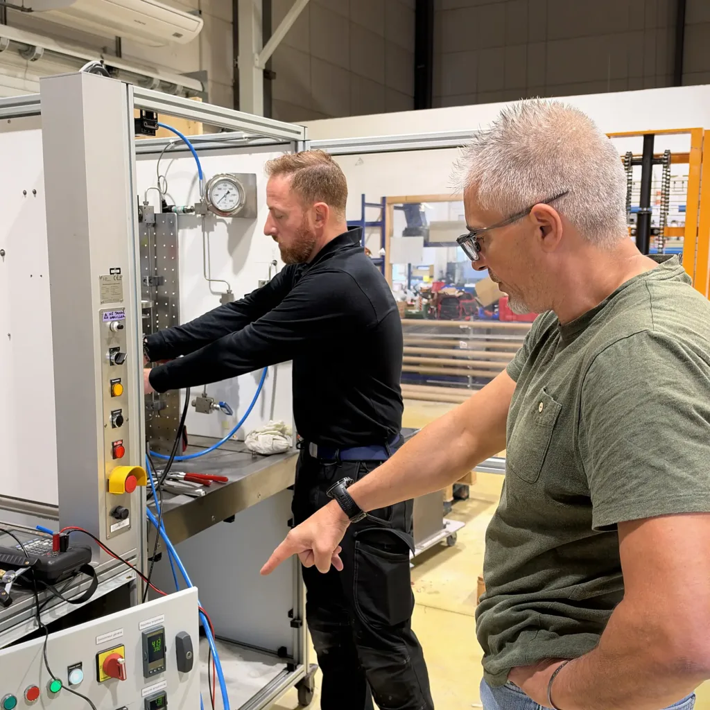 irian mecatronics essais usine banc haute pression